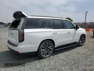 2022 Cadillac Escalade Sport Platinum with VIN 1GYS4GKL9NR192951, listed as a Copart auction lot 58551175 with Not provided miles and Salvage title. Bid and sale history available at DreamBid. Image 3.