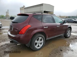 2007 Nissan Murano SL with VIN JN8AZ08W67W647145, listed as a Copart auction lot 54772775 with Not Provided miles and Clean Title. Bid and sale history available at carsss.com. Image 3.