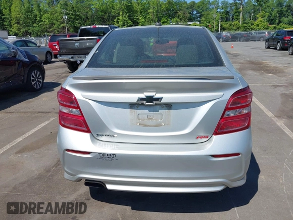 2019 Chevrolet Sonic LT z VIN 1G1JD5SB3K4112641, wystawiony jako IAAI lot #42183793 z przebiegiem 45 418 mil mil oraz . Historia ofert i sprzedaży dostępna na DreamBid. Obrazek 17.