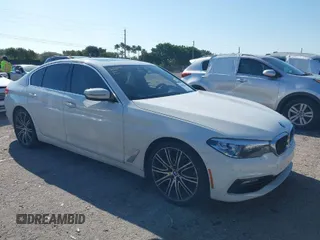 2018 BMW 5 Series 530i with VIN WBAJA5C57JWA35784, listed as a IAAI auction lot 41889468 with 68,471 mi miles and . Bid and sale history available at DreamBid. Image 1.