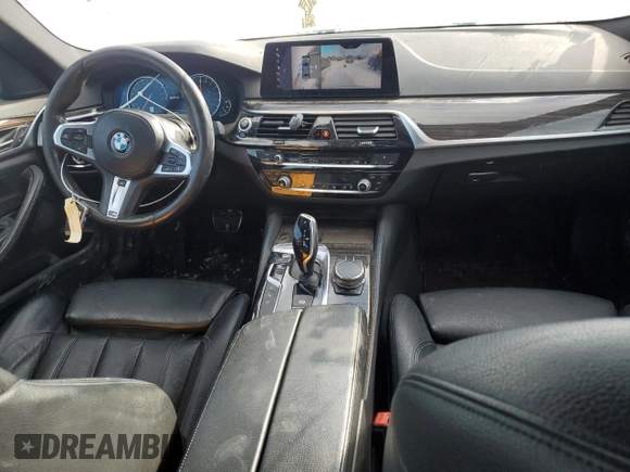 2018 BMW 5 Series 530e xDrive with VIN WBAJB1C58JG623335, listed as a Copart auction lot 44366485 with 156,322 mi miles and Salvage Title. Bid and sale history available at carsss.com. Image 8.