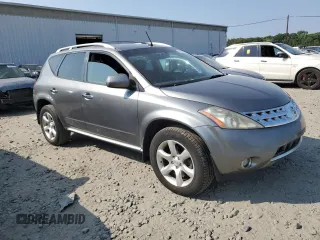 2007 Nissan Murano SL with VIN JN8AZ08W07W665124, listed as a Copart auction lot 59494205 with 177,678 mi miles and Clean title. Bid and sale history available at DreamBid. Image 4.