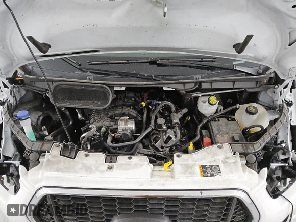 2023 Ford Transit Cargo with VIN 1FTBR1Y86PKB40356, listed as a Copart auction lot 45669345 with 12,890 mi miles and Salvage Title. Bid and sale history available at DreamBid. Image 12.