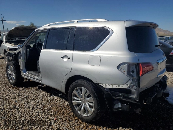 2017 Infiniti QX80 with VIN JN8AZ2NE6H9156016, listed as a Copart auction lot 72435714 with 119,298 mi miles and Salvage Title. Bid and sale history available at carsss.com. Image 2.