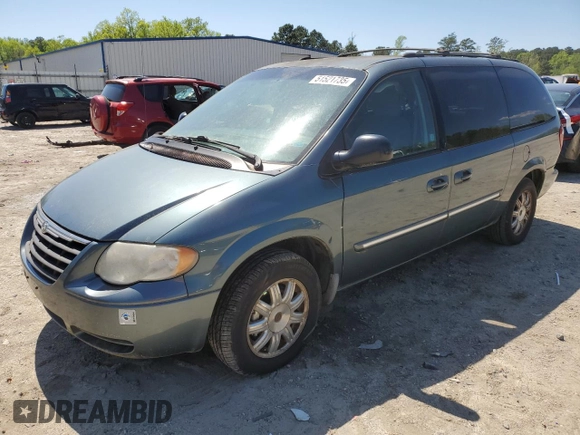 2006 Chrysler Town & Country LWB Touring with VIN 2A4GP54L76R671525, listed as a Copart auction lot 51521735 with 129,373 mi miles and Clean Title. Bid and sale history available at carsss.com. Image 1.
