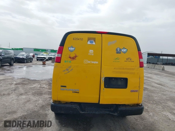 2012 GMC Savana Cargo Van with VIN 1GTW7GCA9C1900087, listed as a IAAI auction lot 41716404 with 277,445 mi miles. Bid and sale history available at carsss.com. Image 16.