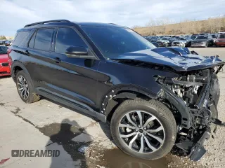 2020 Ford Explorer ST with VIN 1FM5K8GC9LGA46318, listed as a Copart auction lot 49550885 with 62,453 mi miles and Salvage Title. Bid and sale history available at carsss.com. Image 4.