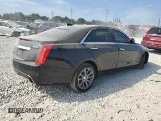 2018 Cadillac CTS Sedan Luxury AWD with VIN 1G6AX5SX9J0108225, listed as a Copart auction lot 69226054 with 72,426 mi miles and Salvage Title. Bid and sale history available at carsss.com. Image 3.