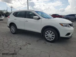 2015 Nissan Rogue S with VIN 5N1AT2MT7FC859844, listed as a Copart auction lot 50661895 with 166,214 mi miles and Salvage Title. Bid and sale history available at carsss.com. Image 4.