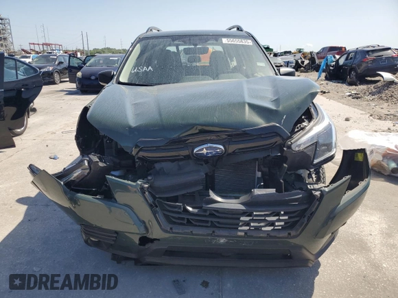 2023 Subaru Forester with VIN JF2SKACC7PH410399, listed as a Copart auction lot 55655835 with 33,274 mi miles and Salvage title. Bid and sale history available at DreamBid. Image 5.