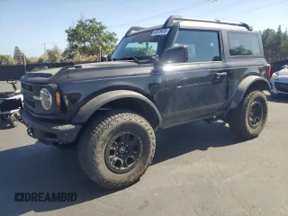 2023 Ford Bronco with VIN 1FMDE5CH2PLA96705, listed as a Copart auction lot 60813415 with 14,760 mi miles and Salvage title. Bid and sale history available at DreamBid. Image 1.