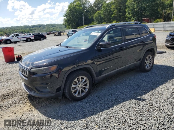2019 Jeep Cherokee Latitude with VIN 1C4PJLCB4KD187328, listed as a Copart auction lot 61162315 with 80,088 mi miles and Salvage title. Bid and sale history available at DreamBid. Image 1.