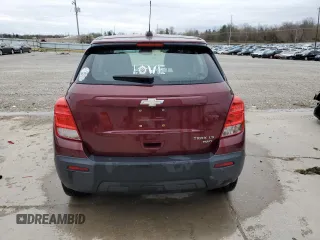 2016 Chevrolet Trax LS with VIN 3GNCJNSB7GL119478, listed as a Copart auction lot 49385715 with 169,787 mi miles and Non Repairable. Bid and sale history available at carsss.com. Image 6.