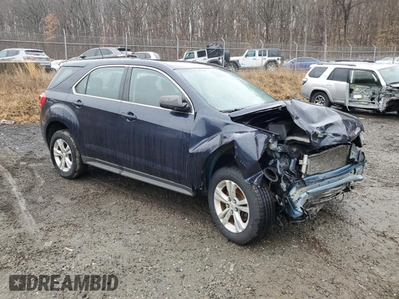 2017 Chevrolet Equinox LS with VIN 2GNALBEK5H1600909, listed as a Copart auction lot 50034685 with 91,166 mi miles and Salvage Title. Bid and sale history available at DreamBid. Image 4.