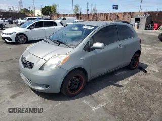 2007 Toyota Yaris with VIN JTDJT923475036181, listed as a Copart auction lot 50950065 with 134,440 mi miles and Salvage Title. Bid and sale history available at carsss.com. Image 1.