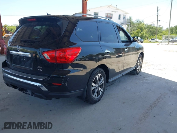 2017 Nissan Pathfinder SV with VIN 5N1DR2MM0HC650422, listed as a IAAI auction lot 42294539 with 104,480 mi miles and . Bid and sale history available at DreamBid. Image 4.