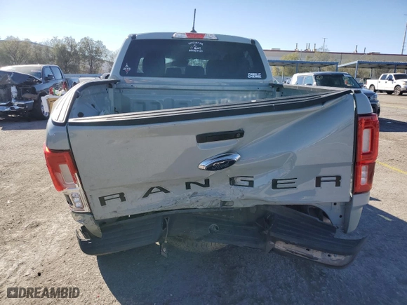2021 Ford Ranger XL with VIN 1FTER4FHXMLE04332, listed as a Copart auction lot 45430825 with 42,913 mi miles and Salvage Title. Bid and sale history available at carsss.com. Image 6.