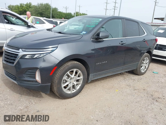 2023 Chevrolet Equinox LT z VIN 3GNAXKEG0PS167129, wystawiony jako IAAI lot #42254456 z przebiegiem 55 019 mil mil oraz . Historia ofert i sprzedaży dostępna na DreamBid. Obrazek 2.