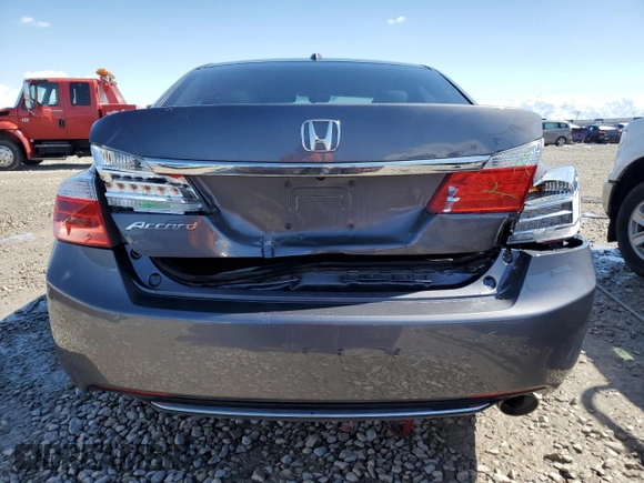 2013 Honda Accord Sdn EX-L with VIN 1HGCR2F85DA087665, listed as a Copart auction lot 48190605 with 145,498 mi miles and Salvage Title. Bid and sale history available at carsss.com. Image 6.