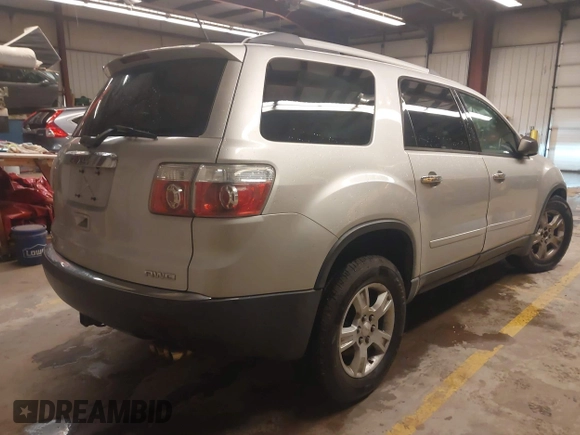 2010 GMC Acadia SLE z VIN 1GKLVLED0AJ238555, wystawiony jako IAAI lot #41856139 z przebiegiem 146 775 mil mil oraz . Historia ofert i sprzedaży dostępna na DreamBid. Obrazek 4.