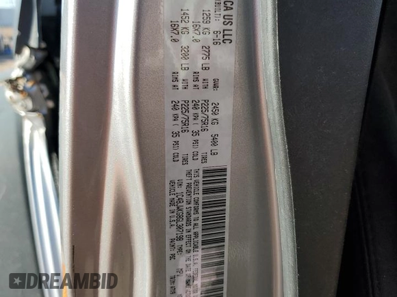 2016 Jeep Wrangler Unlimited Sport RHD with VIN 1C4BJWKG8GL307198, listed as a Copart auction lot 51817325 with Not provided miles and Non repairable. Bid and sale history available at DreamBid. Image 13.
