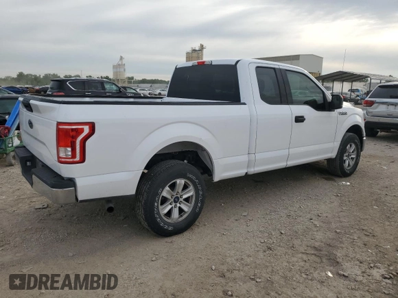 2015 Ford F-150 XLT with VIN 1FTEX1E87FKE21281, listed as a Copart auction lot 58309635 with 145,552 mi miles and Salvage title. Bid and sale history available at DreamBid. Image 3.