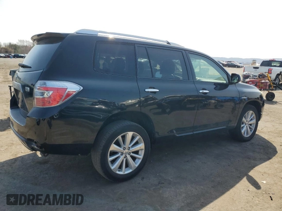 2010 Toyota Highlander Hybrid with VIN JTEBW3EH3A2044387, listed as a Copart auction lot 48630495 with 57,428 mi miles and Salvage Title. Bid and sale history available at carsss.com. Image 3.