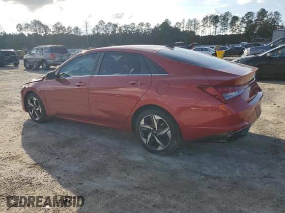 2021 Hyundai Elantra Limited with VIN KMHLP4AG2MU150603, listed as a Copart auction lot 79823994 with 48,899 mi miles and Salvage Title. Bid and sale history available at DreamBid. Image 2.