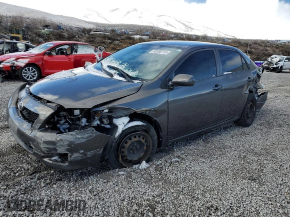 2009 Toyota Corolla with VIN JTDBL40E099020602, listed as a Copart auction lot 48598715 with 132,906 mi miles and Salvage Title. Bid and sale history available at carsss.com. Image 1.