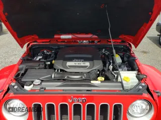 2017 Jeep Wrangler Unlimited Sahara with VIN 1C4HJWEG3HL610297, listed as a Copart auction lot 64732325 with 43,274 mi miles and Salvage title. Bid and sale history available at DreamBid. Image 11.