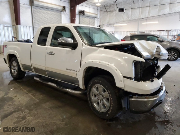 2009 GMC Sierra 1500 SLE with VIN 1GTEK29J59Z149052, listed as a Copart auction lot 50789405 with 147,370 mi miles and Salvage Title. Bid and sale history available at carsss.com. Image 4.