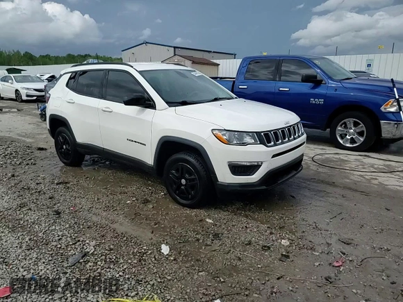 2018 Jeep Compass Sport с VIN 3C4NJDAB4JT440852, выставлен на аукционе Copart как лот 54449415 с пробегом 122 600 миль миль и На запчасти • Non repairable. История ставок и продаж доступна на DreamBid. Изображение 14.