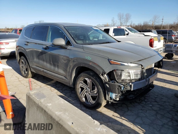 2022 Hyundai Santa Fe SE with VIN 5NMS1DAJ4NH408545, listed as a Copart auction lot 42714235 with 29,082 mi miles and Salvage Title. Bid and sale history available at carsss.com. Image 4.