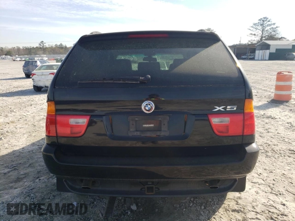 2003 BMW X5 3.0i with VIN 5UXFA53523LV97651, listed as a Copart auction lot 50565265 with 176,188 mi miles and Salvage Title. Bid and sale history available at carsss.com. Image 6.