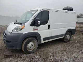 2017 Ram ProMaster Cargo with VIN 3C6TRVNG9HE534856, listed as a Copart auction lot 60272604 with 137,146 mi miles and Clean Title. Bid and sale history available at carsss.com. Image 1.
