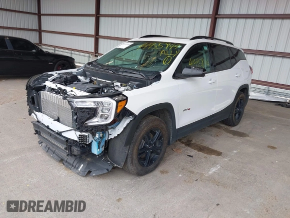 2022 GMC Terrain AT4 with VIN 3GKALYEV1NL275955, listed as a IAAI auction lot 41935844 with 36,098 mi miles and . Bid and sale history available at DreamBid. Image 18.