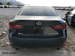 2015 Lexus IS 250 with VIN JTHCF1D26F5027789, listed as a Copart auction lot 54441345 with 0 mi miles and Salvage Title. Bid and sale history available at carsss.com. Image 6.
