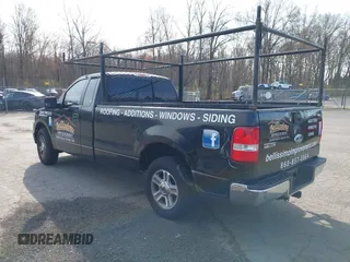 2007 Ford F-150 XL with VIN 1FTRF12277NA58372, listed as a IAAI auction lot 42090149 with 224,524 mi miles. Bid and sale history available at carsss.com. Image 3.