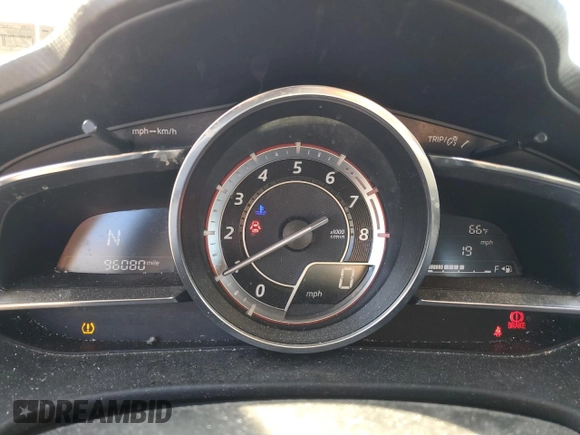 2015 Mazda 3 S Touring with VIN JM1BM1V31F1265180, listed as a Copart auction lot 78987154 with 99,208 mi miles and Salvage Title. Bid and sale history available at DreamBid. Image 9.