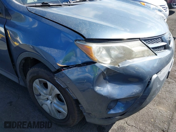 2013 Toyota RAV4 LE with VIN JTMZFREV9DD019756, listed as a IAAI auction lot 41708194 with 126,689 mi miles and . Bid and sale history available at carsss.com. Image 6.