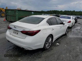 2018 Infiniti Q50 Luxe z VIN JN1EV7APXJM360210, wystawiony jako Copart lot #59193045 z przebiegiem 174 679 mil mil oraz Czysty tytuł • Clean title. Historia ofert i sprzedaży dostępna na DreamBid. Obrazek 3.
