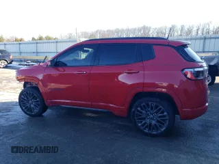 2023 Jeep Compass Limited with VIN 3C4NJDCN3PT542059, listed as a Copart auction lot 88052715 with 19,820 mi miles and Salvage Title. Bid and sale history available at carsss.com. Image 2.