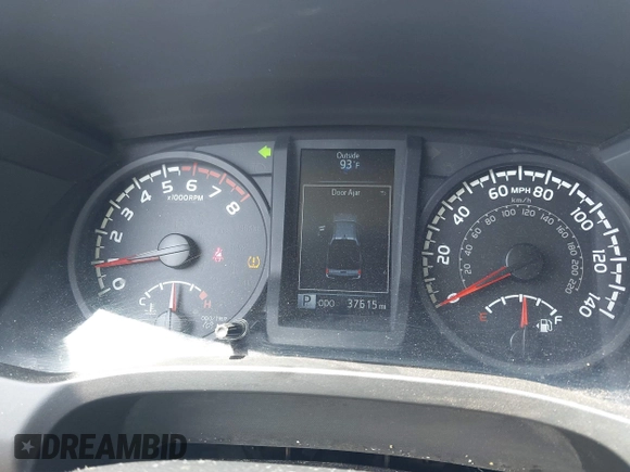 2018 Toyota Tacoma SR with VIN 5TFAX5GN5JX126118, listed as a IAAI auction lot 41949791 with 37,615 mi miles and . Bid and sale history available at DreamBid. Image 7.