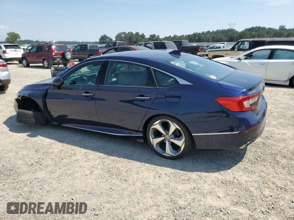2018 Honda Accord Touring z VIN 1HGCV1F9XJA062738, wystawiony jako Copart lot #60115035 z przebiegiem 93 548 mil mil oraz Szkoda całkowita • Salvage title. Historia ofert i sprzedaży dostępna na DreamBid. Obrazek 2.