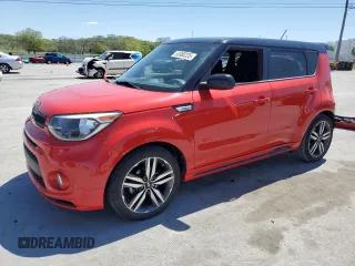 2019 Kia Soul + with VIN KNDJP3A54K7666882, listed as a Copart auction lot 53380235 with 91,946 mi miles and Salvage Title. Bid and sale history available at carsss.com. Image 1.