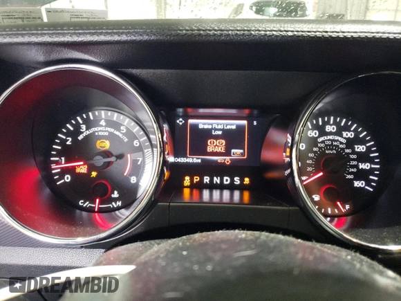 2016 Ford Mustang EcoBoost with VIN 1FA6P8TH6G5207470, listed as a Copart auction lot 53708595 with 43,349 mi miles and Salvage Title. Bid and sale history available at carsss.com. Image 9.