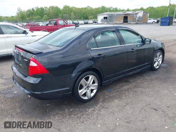 2011 Ford Fusion SPORT with VIN 3FAHP0KC6BR171723, listed as a IAAI auction lot 42072610 with 173,213 mi miles. Bid and sale history available at carsss.com. Image 4.
