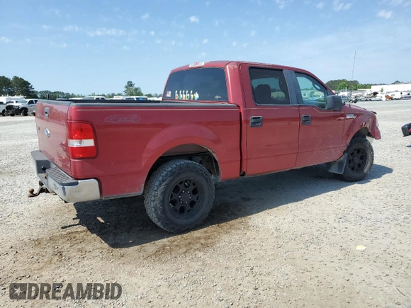 2008 Ford F-150 XL with VIN 1FTRW14W58KB17356, listed as a Copart auction lot 55103535 with 175,429 mi miles and Clean title. Bid and sale history available at DreamBid. Image 3.
