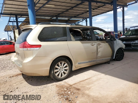 2014 Toyota Sienna Limited with VIN 5TDDK3DC2ES092332, listed as a Copart auction lot 53890385 with Not provided miles and Salvage title. Bid and sale history available at DreamBid. Image 3.