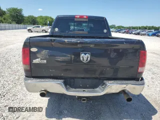 2017 Ram 1500 Big Horn with VIN 3C6RR6LT8HG789437, listed as a Copart auction lot 61106335 with 196,359 mi miles and Salvage title. Bid and sale history available at DreamBid. Image 6.